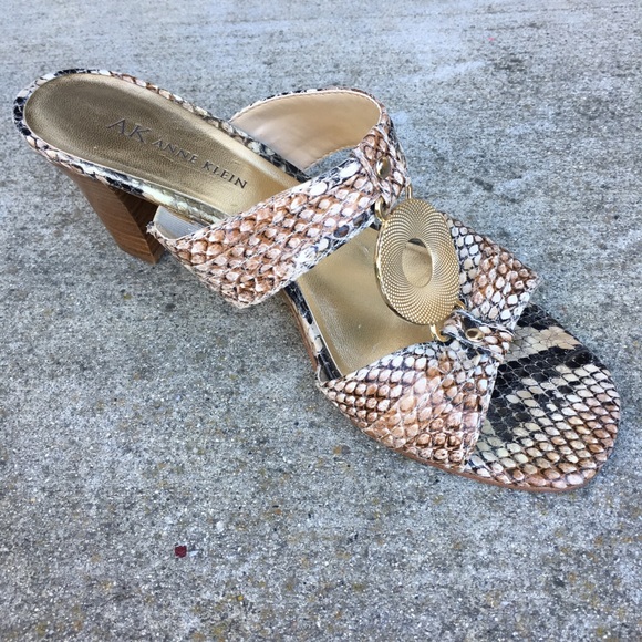 anne klein snakeskin shoes